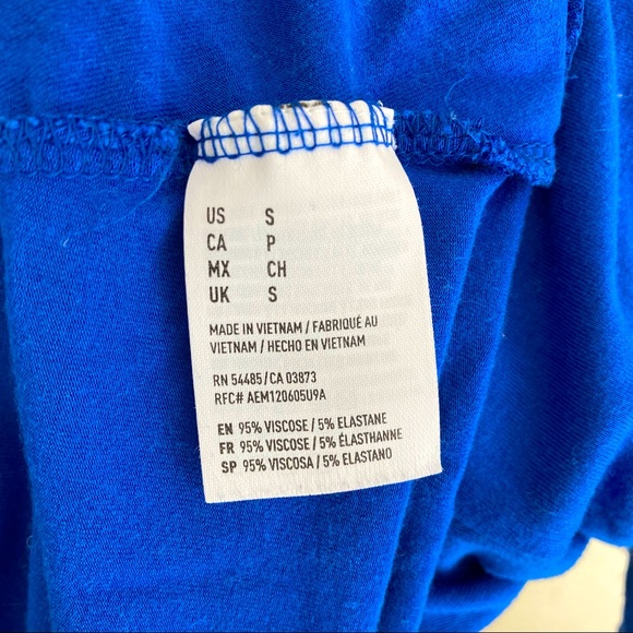 American Eagle Blue Swing T-Shirt Dress sz S - Picture 5 of 6